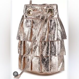 Steve Madden rose gold mini bag